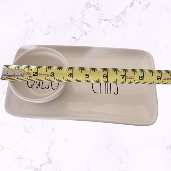 NEW Rae Dunn Chips and Queso Tray Burrito Taco Night Table Decor Serving Platter - Picture 5 of 7